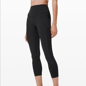 Black Lululemon All The Right Places leggings